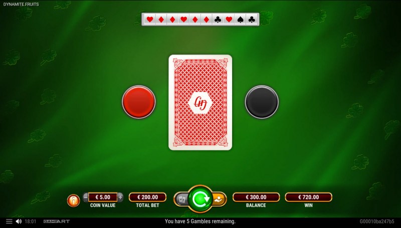 Red or Black Gamble Feature