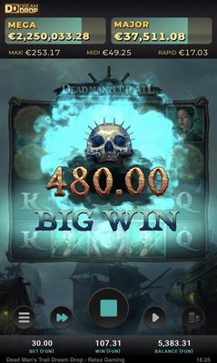 Respin leads to a big payout