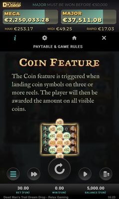 Coin Feature