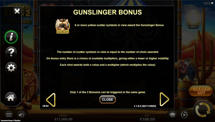 Gunslinger Bonus