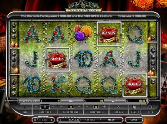 Scatter win triggers the free spins feature