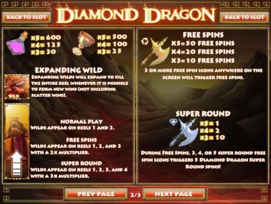 Expanding Dragon Wild Rules, Free Spins and Super Round Rules.s