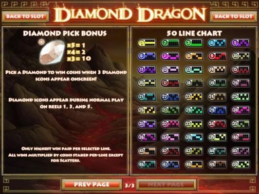 Diamond Pick Bonus Rules