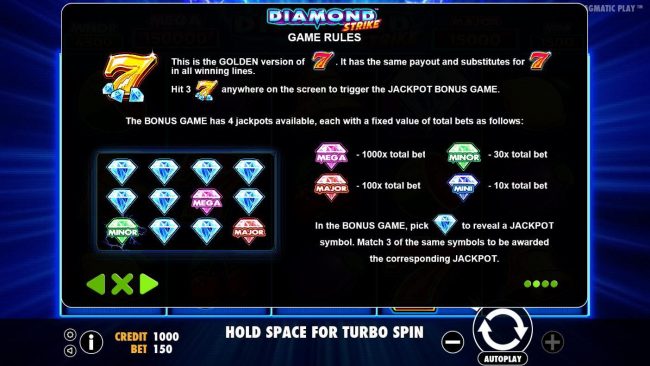 Jackpot Bonus Game Rules