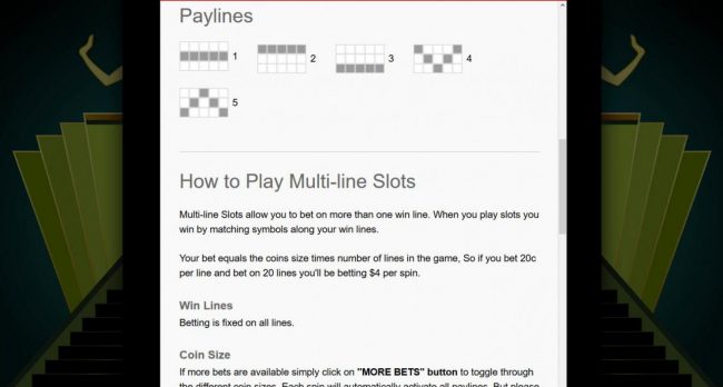 Payline Diagrams 1-5