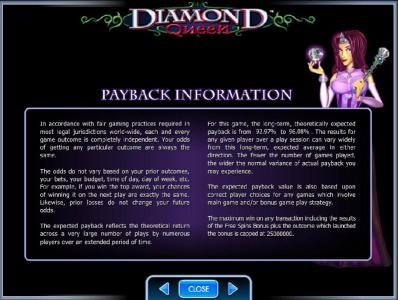 payback information