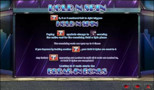 hold n spin feature rules