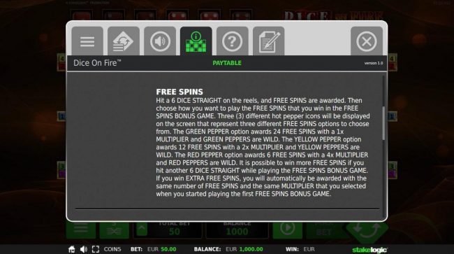 Free Spins Rules