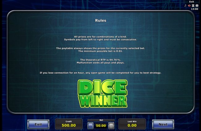 General Game Rules