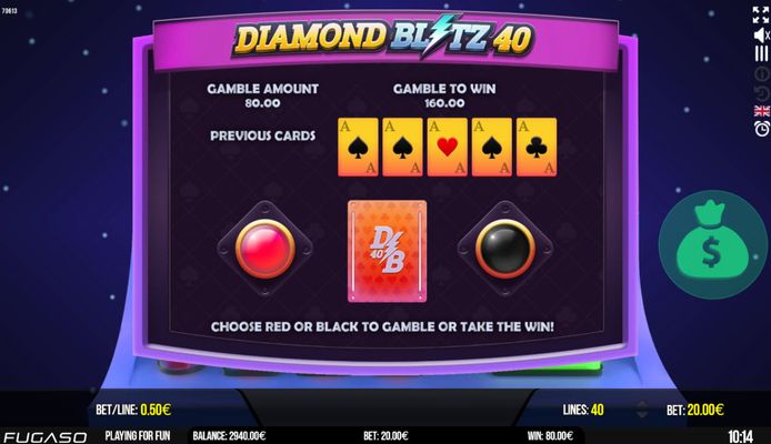 Red or Black Gamble Feature