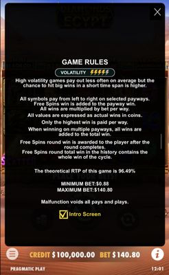 General Game Rules