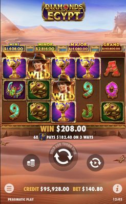 Multiple winning paylines