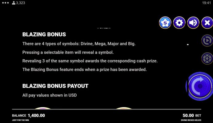 Blazing Bonus