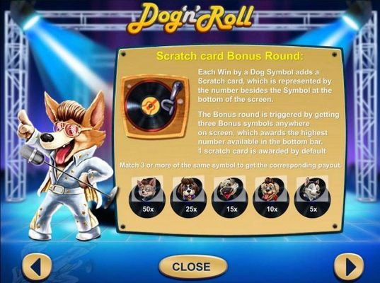 Scratch Card Bonus Round Rules