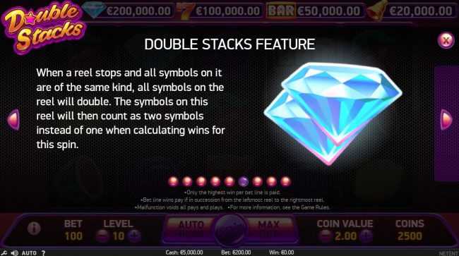 Double Stacks Feature
