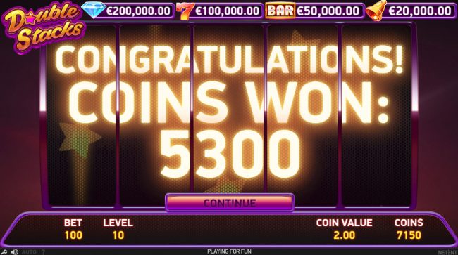 Total Free Spins Payout