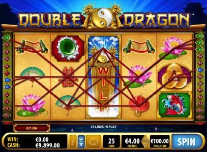 Expanded Dragon Wild triggers multiple winning paylines