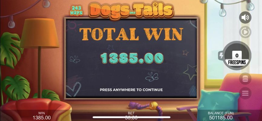 Total Free Games Payout