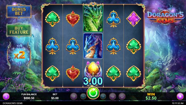 A four of a kind win