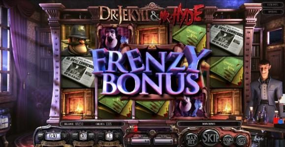 Frenzy Bonus Feature Triggered