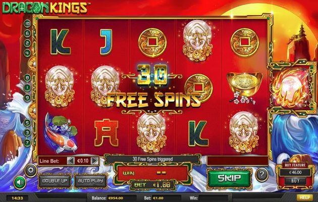 30 Free Spins Awarded