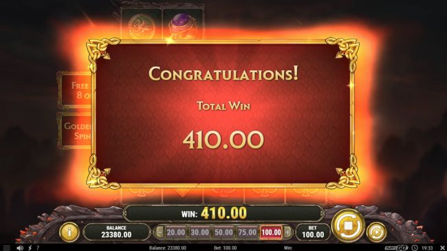 Total Free Spins Payout