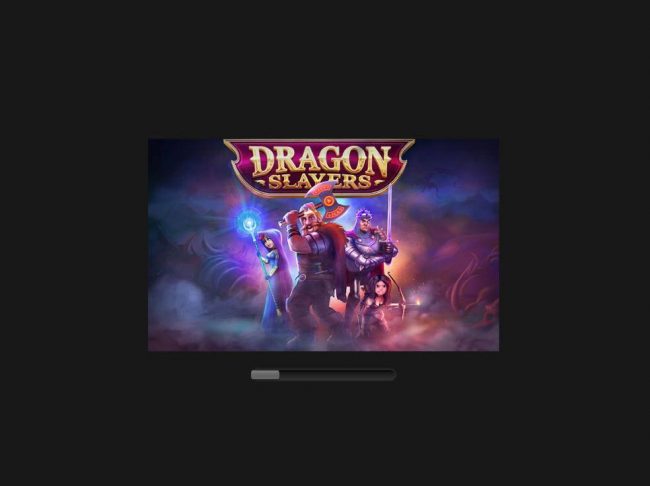 Splash screen - game loading - Medieval Dragon Theme