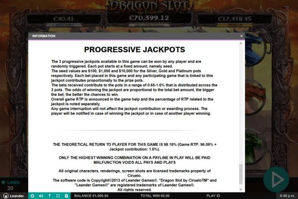 Progressive Jackpots