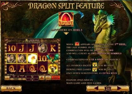 dragon split feature rules and how to play