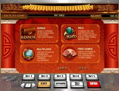 bonus, wild, multipliers and free game rules