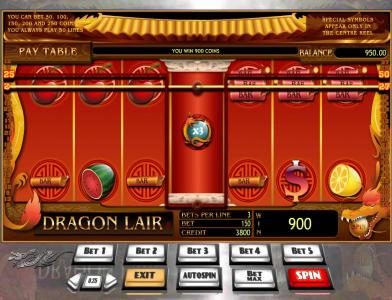two winning paylines triggers a 900 coin big win