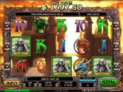 free spins bonus pays $1697.50