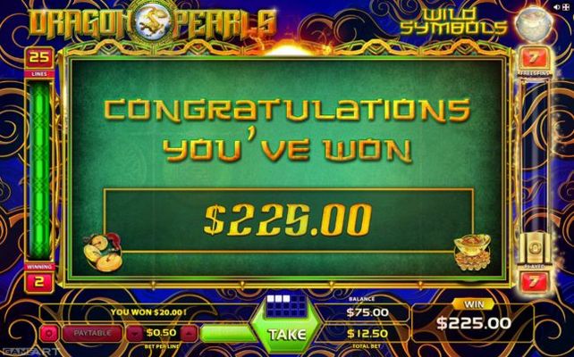 Total free spins payout 235 coins