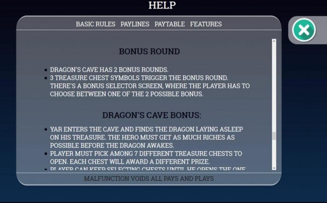 Bonus Round Game Rules