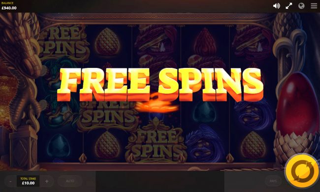 Scatter win triggers the free spins feature