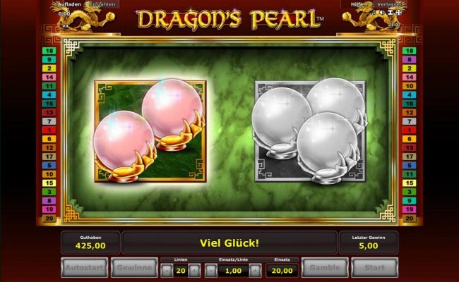 Bonus feature triggered, select one of the pearl scatter symbols to reveal a prize.