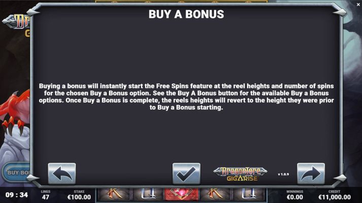 Buy Bonus