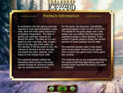 payback information