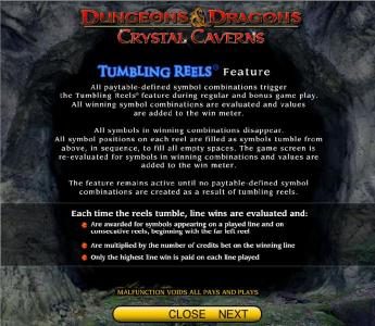 How to play Tumbling Reels Feature and rules.