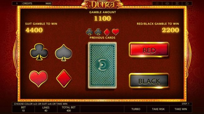 Gamble Feature Game Board