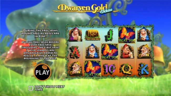 During the free spins round special reels are in play. During the free spins before every free spin, two wild symbols are dynamically added to reels 2, 3 and 4.