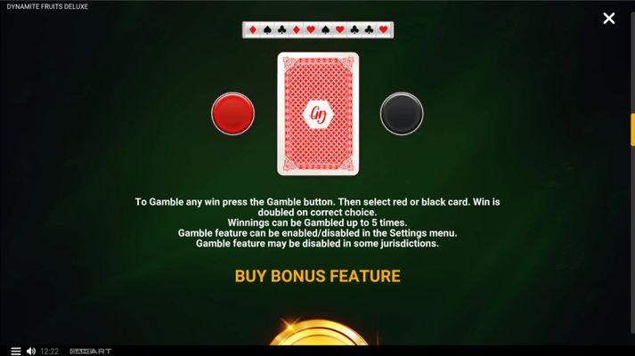 Red or Black Gamble Feature