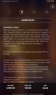 General Game Rules