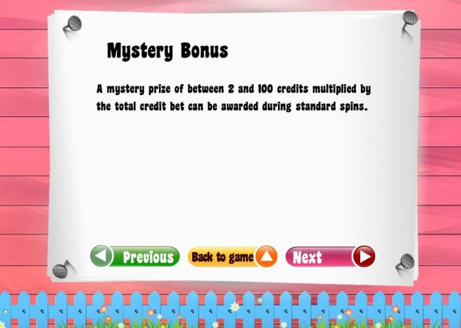 Mystery Bonus Rules