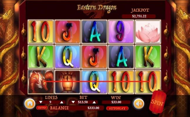 Dragon Wild triggers a modest payout.