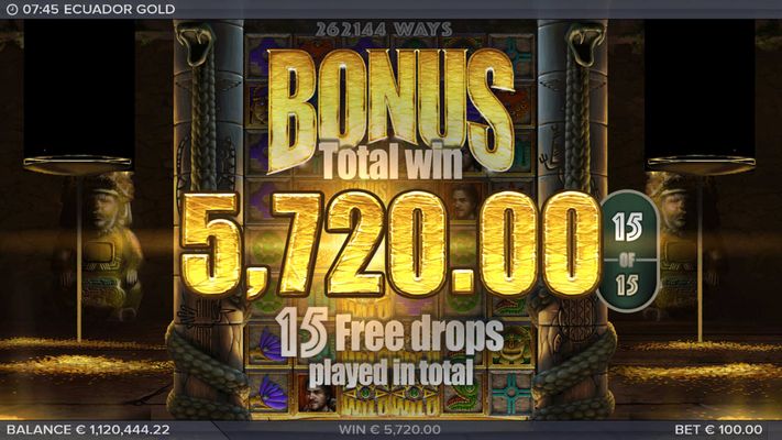 Total Free Spins Payout