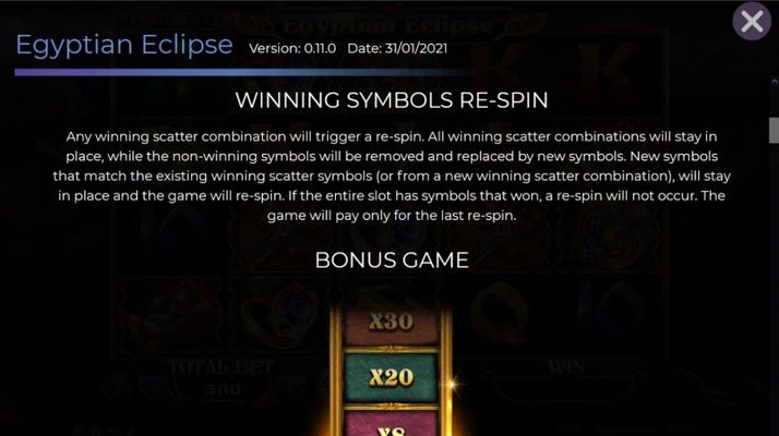 Winning Symbols Re-Spin