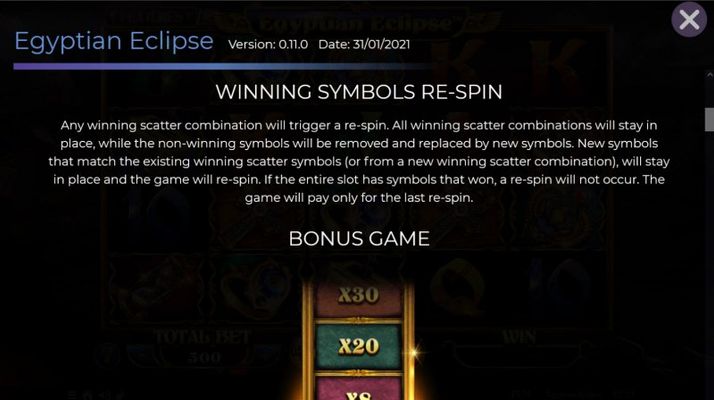 Winning Symbols Re-Spin