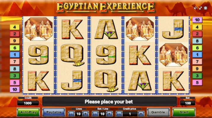 Egyptian Experience :: Main Game Board
