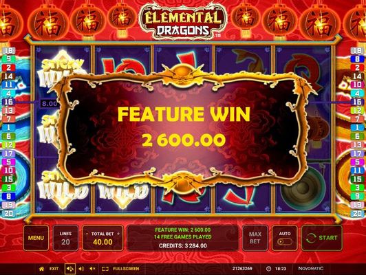 Total Free Spins Payout